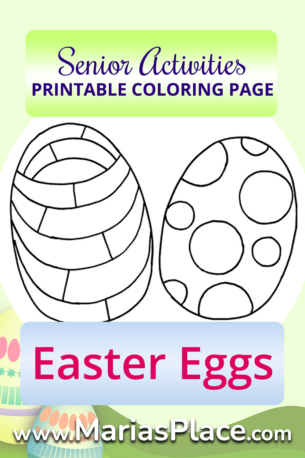 Easter Eggs, Coloring