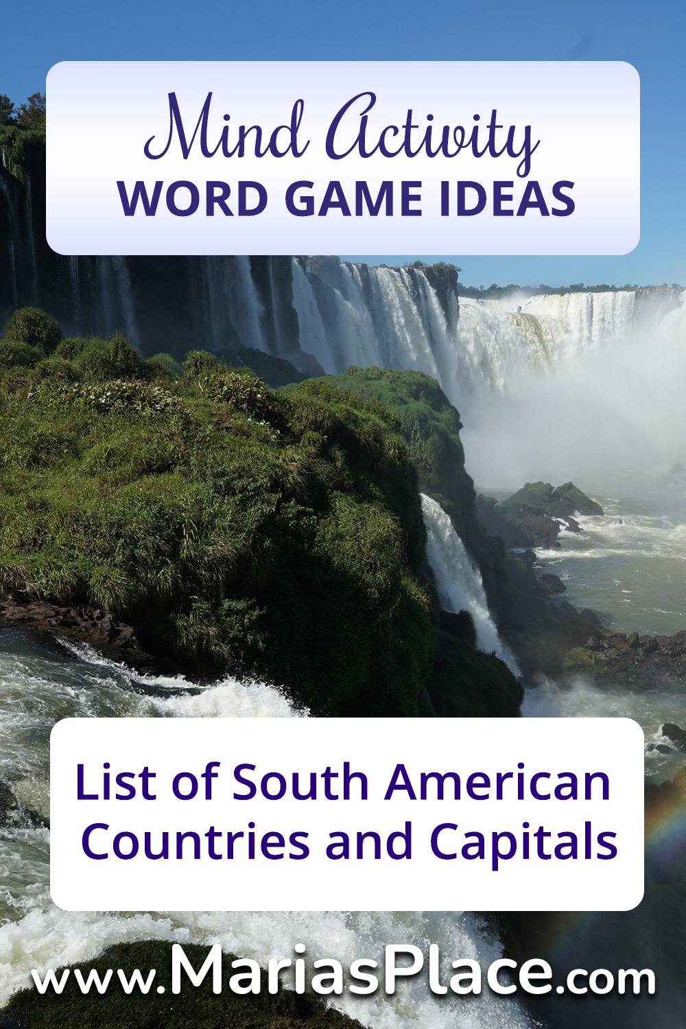 south american countries and capitals list