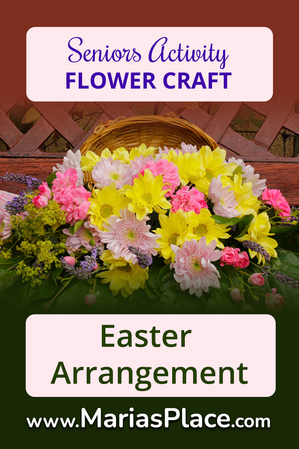 Easter Basket, Floral Arrangement