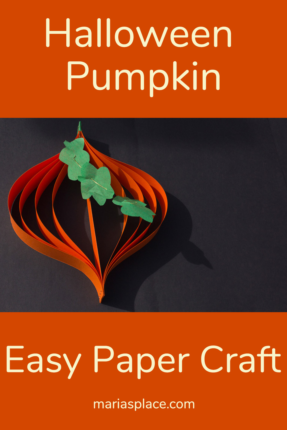 Halloween Paper Pumpkin