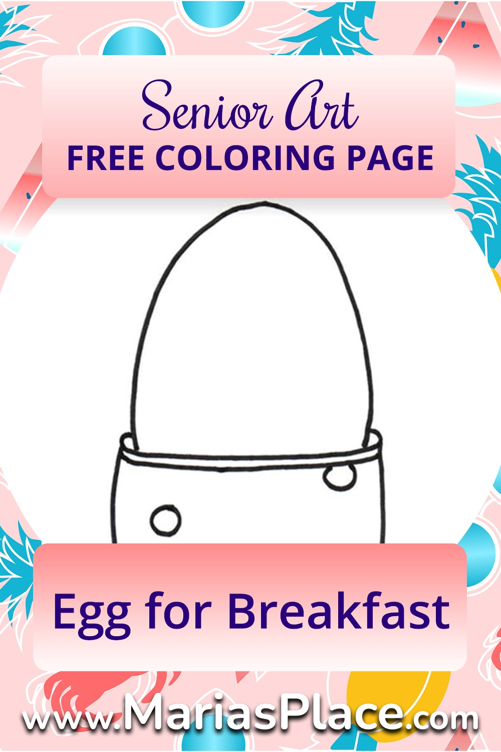 Coloring – Egg for Breakfast