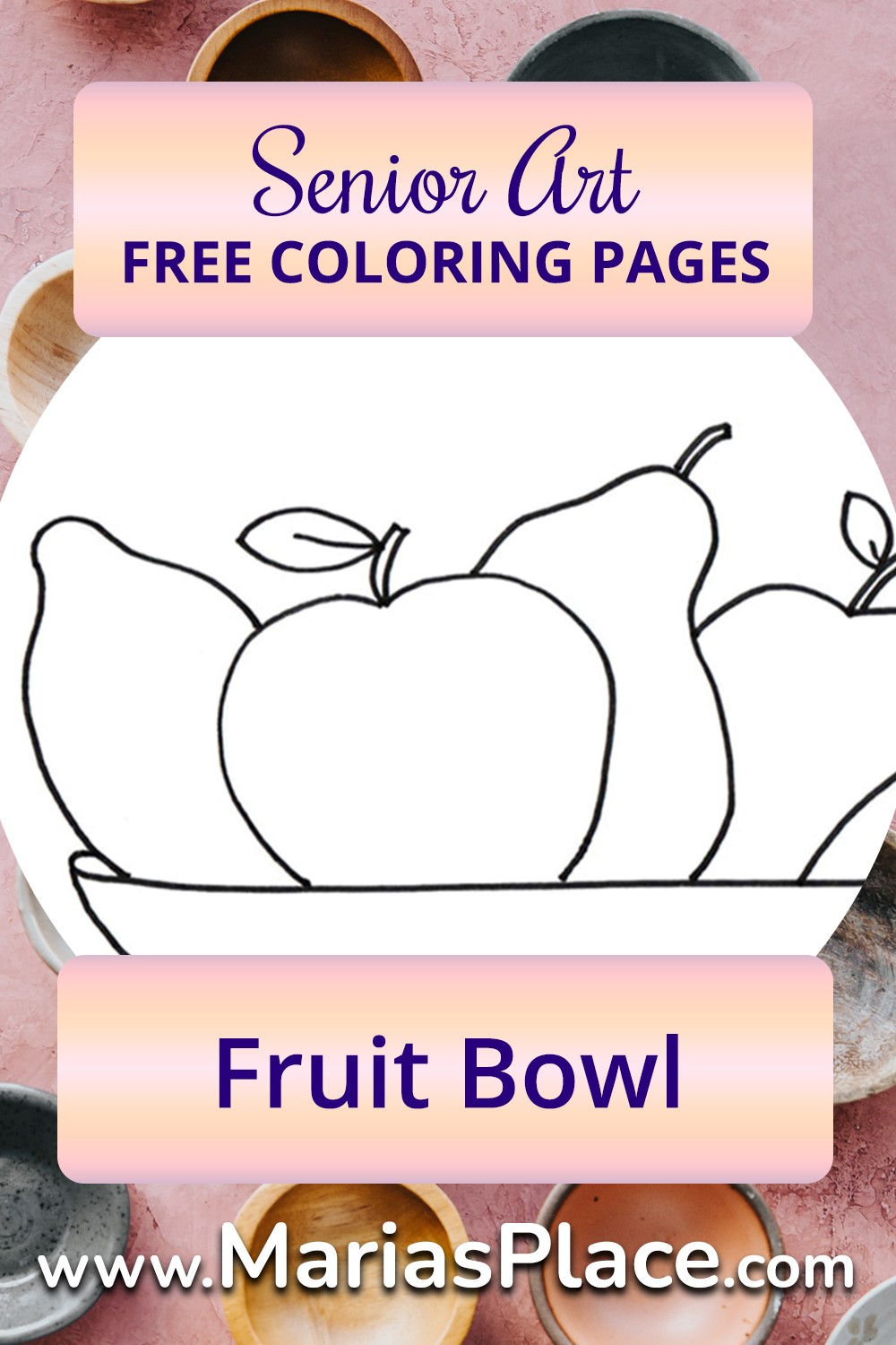 Coloring – Fruit Bowl