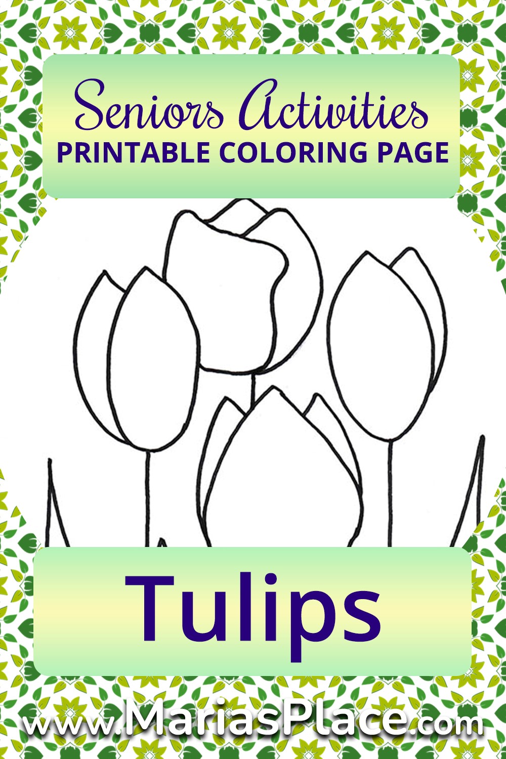 Coloring – Tulips