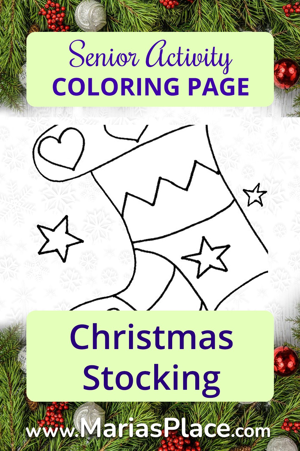 Coloring – Christmas Stocking