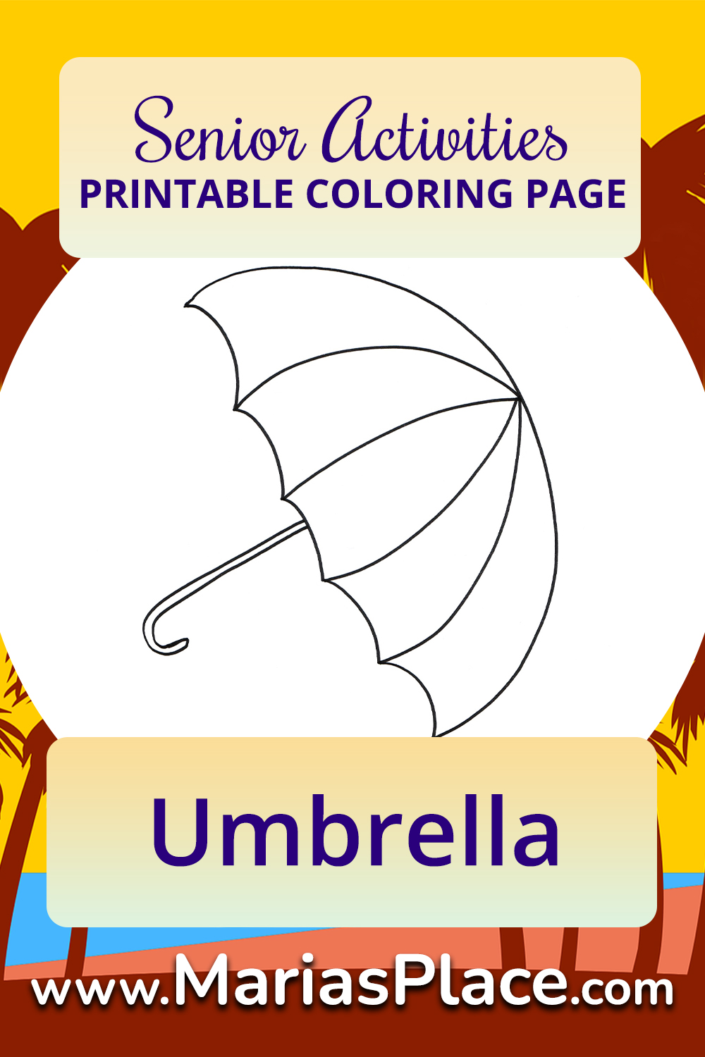 Coloring – Umbrella