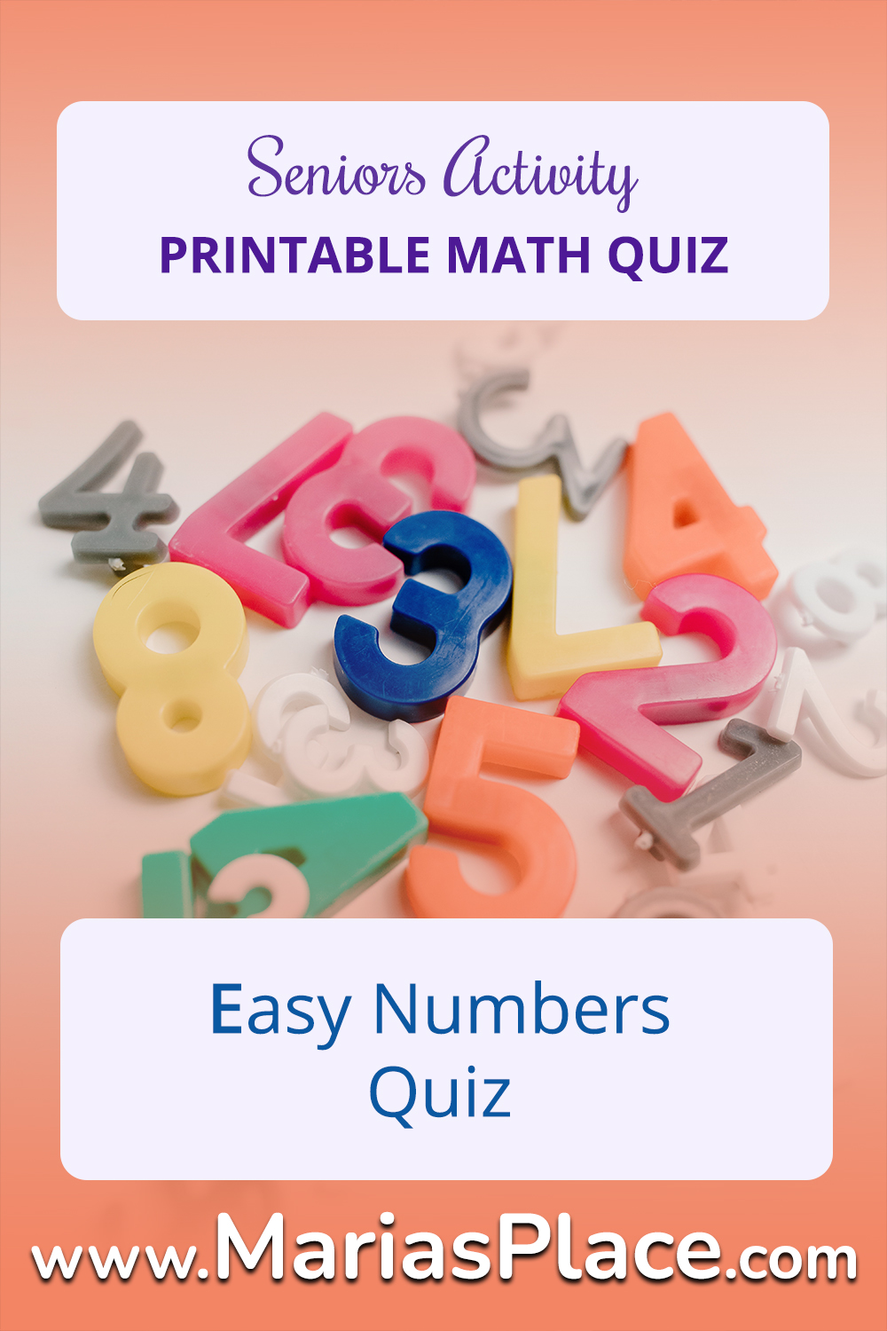 easy printable numbers quiz