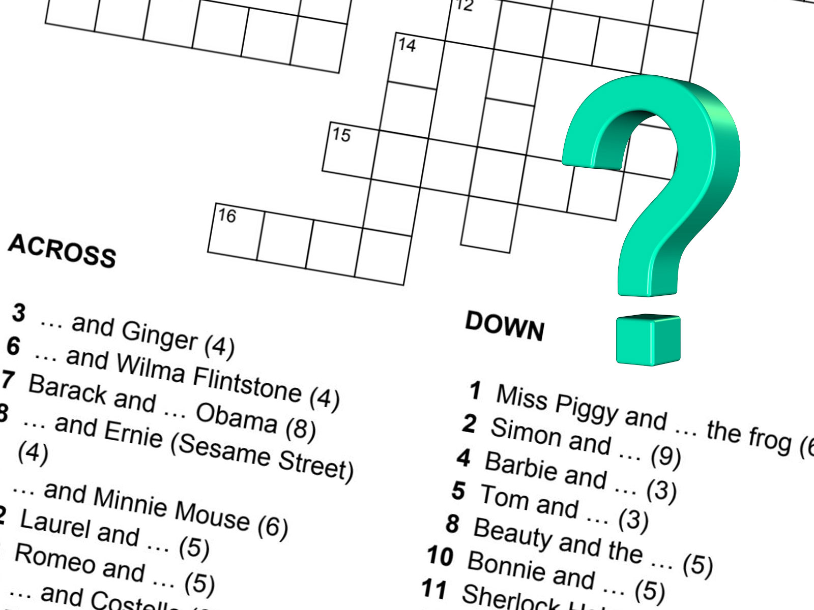 crossword for seniors