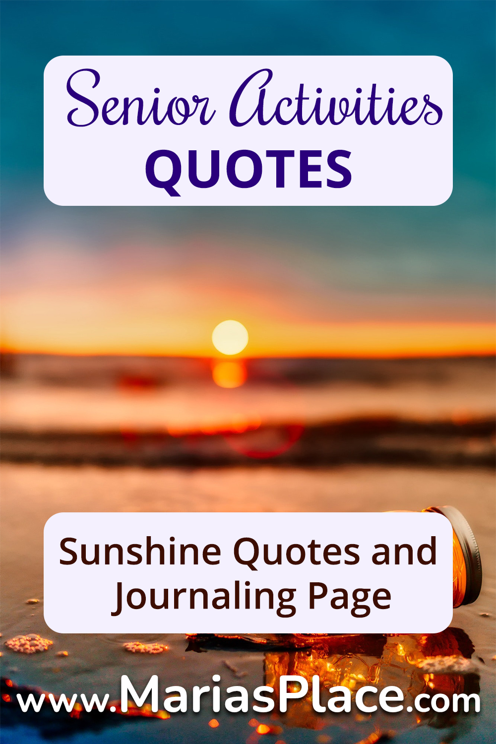 Sunshine Quotes and Journal Sheet