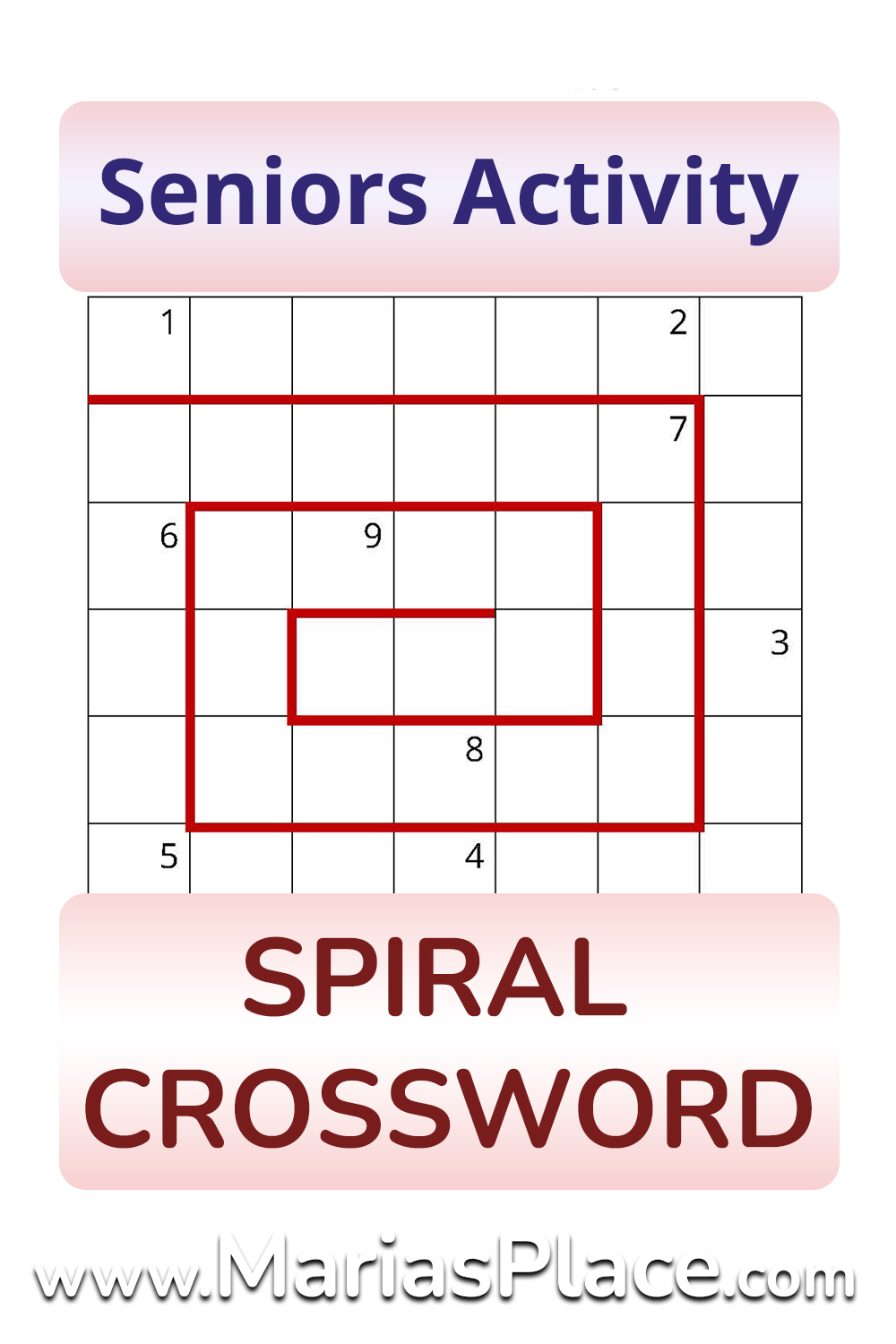 Crossword Spiral 