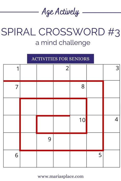 spiral crossword
