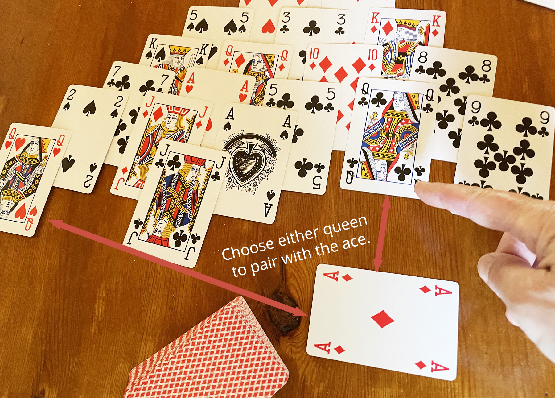 pyramid solitaire move