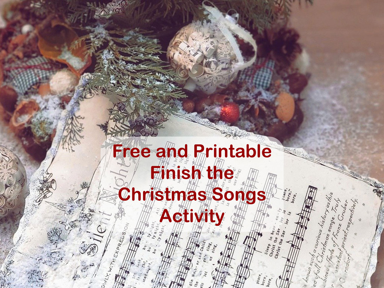 Finish the Christmas song lyrics
