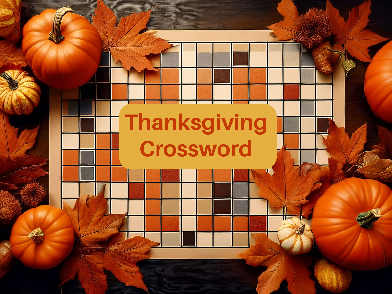 Thanksgiving Crossword